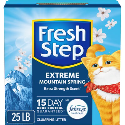 Fresh Step Clumping Cat Litter, Extreme, 25 lb