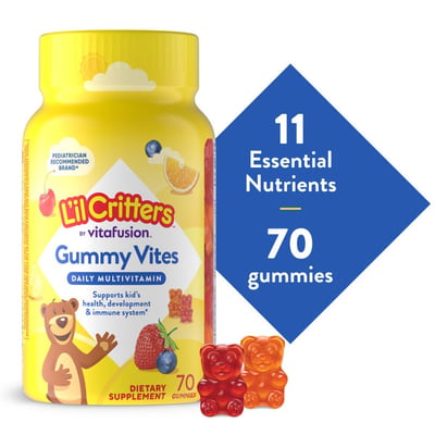 L'il Critters Gummy Vites Complete Children's Multivitamin Gummies 70 Count