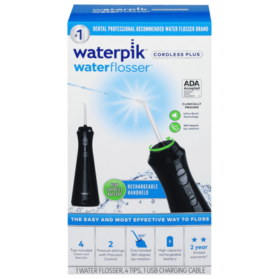 Waterpik Cordless Plus 5000 Water Flosser Black, 1 ct