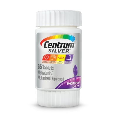 Centrum Silver Women 50+ Multivitamin Tablets 65 Count