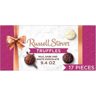 Russell Stover Assorted Chocolate Truffles Gift Box 9.4 oz