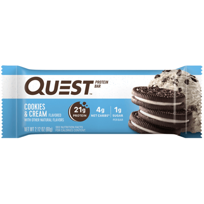 Quest Cookies & Cream Protein Bar 2.12oz