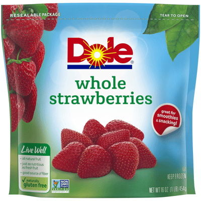 DOLE STRAWBERRIES WHOLE 16OZ