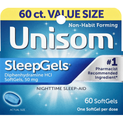 Unisom SleepGels Nighttime Sleep Aid Softgel 60 Count