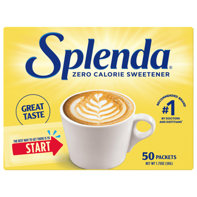 Splenda Zero Calorie Sweetener Packets 50 Count