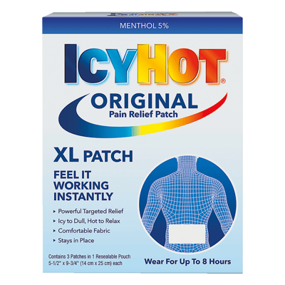 Icy Hot Original Pain Relief Patch Extra Large 3 Count