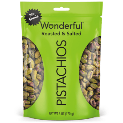 Wonderful Pistachios No Shells Roasted & Salted 6 oz