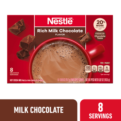 Nestle Hot Cocoa Mix Rich Milk Chocolate 8 Count