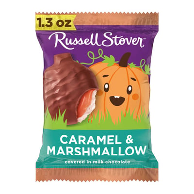Russell Stover Caramel & Marshmallow Pumpkin, 1.3 oz