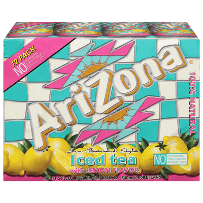 AriZona Lemon Iced Tea 11.5oz/12pk