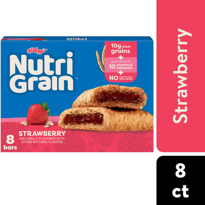 Nutri-Grain Strawberry Soft Baked Breakfast Bars 8ct/10.4oz