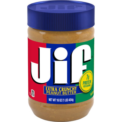 Jif Extra Crunchy Peanut Butter 16 oz