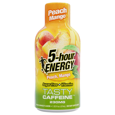5-hour Energy Extra Strength Peach Mango Energy Shot 1.93 Fl Oz