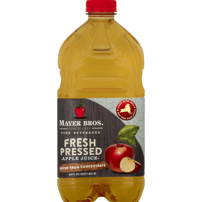 Mayer Bros. Fresh Pressed Apple Juice 64 fl oz