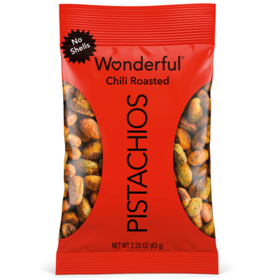 Wonderful Pistachios No Shells Chili Roasted 2.25 oz