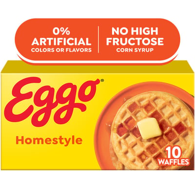 Eggo Homestyle Frozen Waffles 10 Count (12.3 oz)
