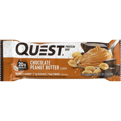 Quest Chocolate Peanut Butter Protein Bar 2.12oz