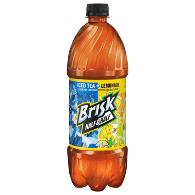 Brisk Half & Half Iced Tea & Lemonade, 1 Liter Bottle