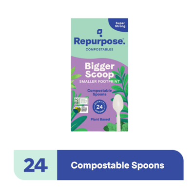Repurpose RPR.UTS.4.MP20 Compostable High Heat Spoons