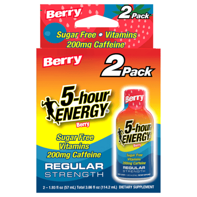 5-hour Energy Berry Energy Shot 1.93 Fl Oz (2 Pack)