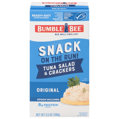 Bumble Bee Snack On The Run! Original Tuna Salad & Crackers Kit 3.5 oz