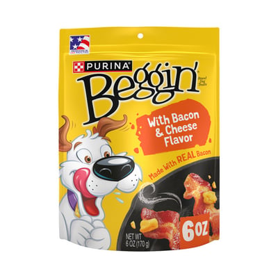 Beggin' Dog Treats, Bacon and Cheese, 6 oz