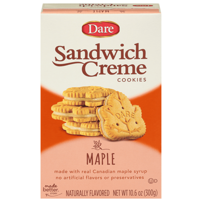 Dare Maple Sandwich Creme Cookies 10.6 oz