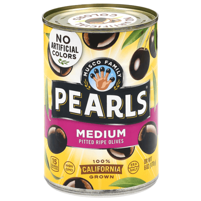 Pearls Medium Pitted Ripe Olives 6 oz