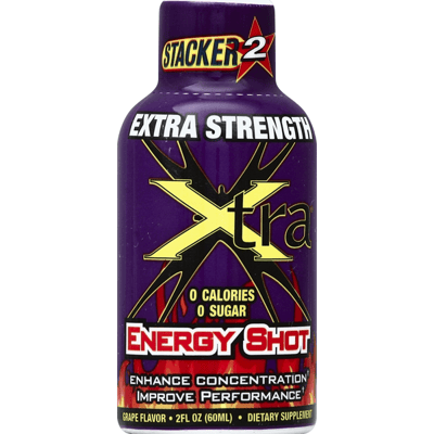 Stacker2 Extra Strength Grape Energy Shot 2 fl oz