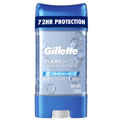 Gillette Clear Gel Cool Wave Antiperspirant Deodorant 3.8 oz