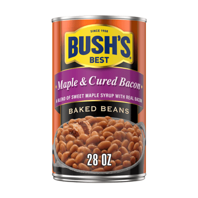 Bush’s Best Maple & Cured Bacon Baked Beans 28 oz