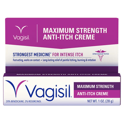 Vagisil Anti-Itch Cream, Maximum Strength, 1 oz
