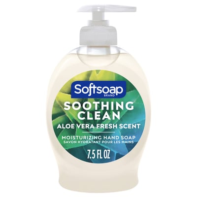 Softsoap Soothing Aloe Vera Moisturizing Liquid Hand Soap Pump 7.5 oz