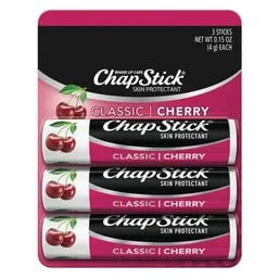 ChapStick Classic Cherry Lip Balm 3 Pack