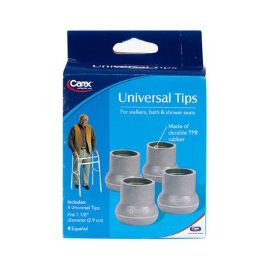 Carex Universal Tips, For Walkers, Bath & Shower Seats