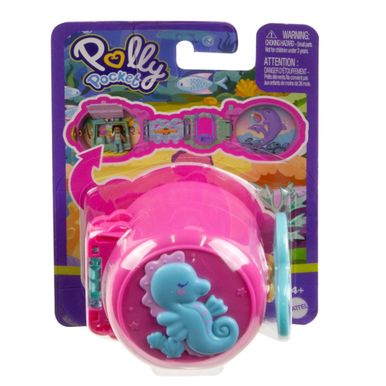 Mattel Polly Pocket Compact Mini Set, Blue