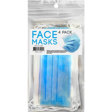 Protective Mask Disposable Breathable 3 Ply Ear Loop Face Mouth Cover