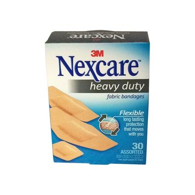Nexcare Bandages, Heavy Duty, Flexible Fabric, Assorted