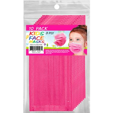 Menu 300 Pc Kids 10 Pack 3 Ply Face Mask Display