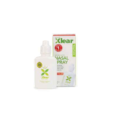 Xlear Natural Saline Nasal Spray Fast Relief 1.5 Fluid Ounces Exp 04/18