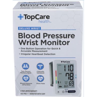 TopCare Deluxe Blood Pressure Wrist Monitor
