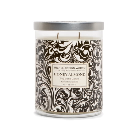 Michel Design Works Honey Almond Medium Tumbler Candle 14 Oz