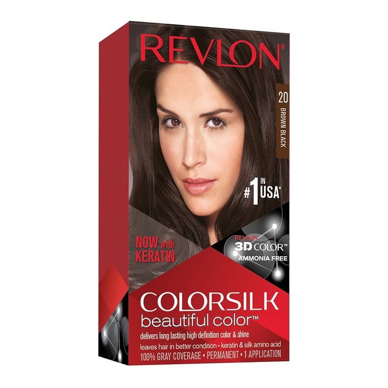 Revlon Colorsilk 20 Brown Black Permanent Hair Color