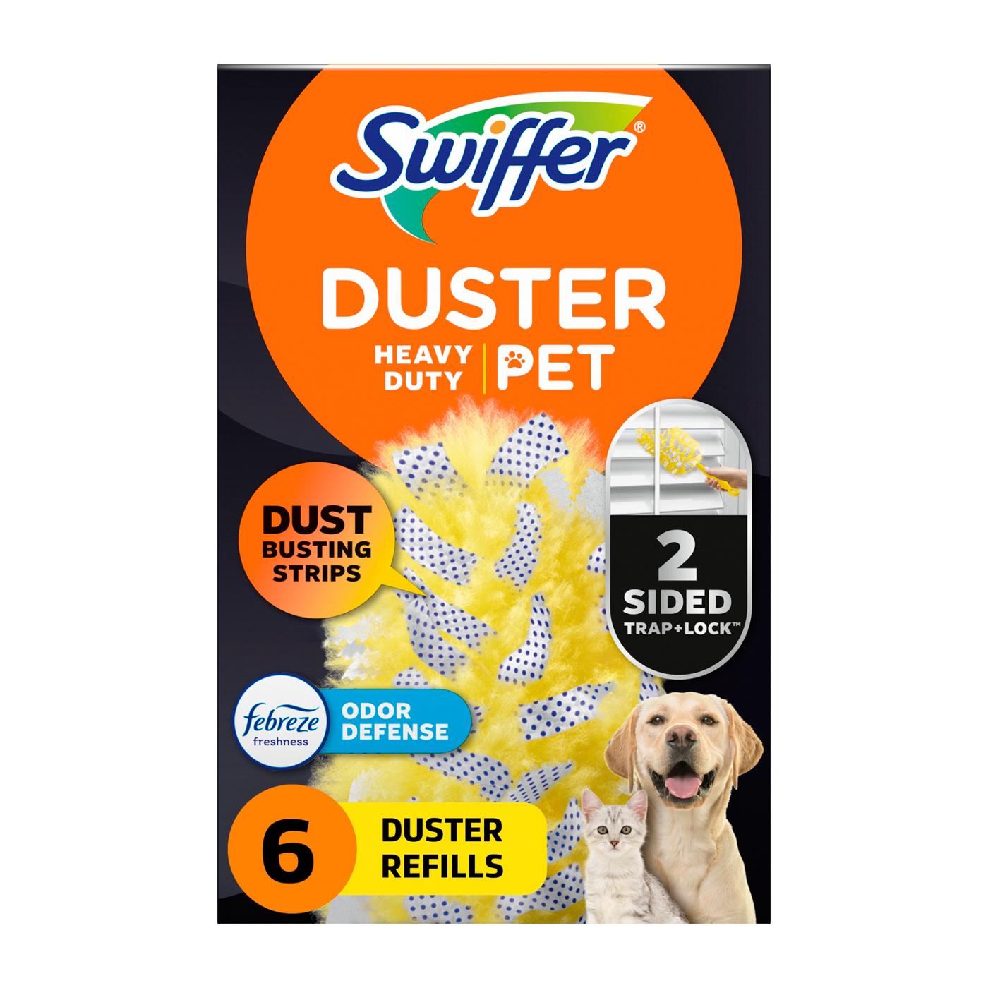 Swiffer Heavy Duty Pet Duster Refills - With Febreze