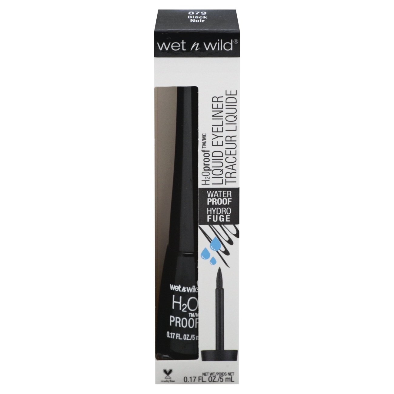 Wet n Wild H2O Proof Liquid Waterproof Eyeliner - Black