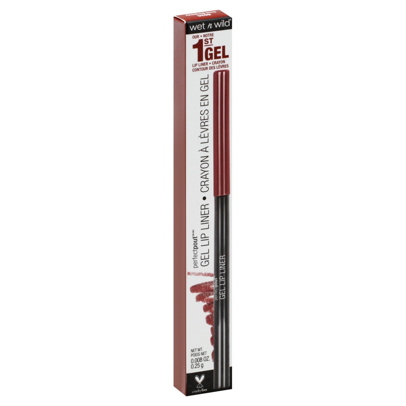 Wet N Wild Perfect Pout Gel Lip Liner Gone Burgundy