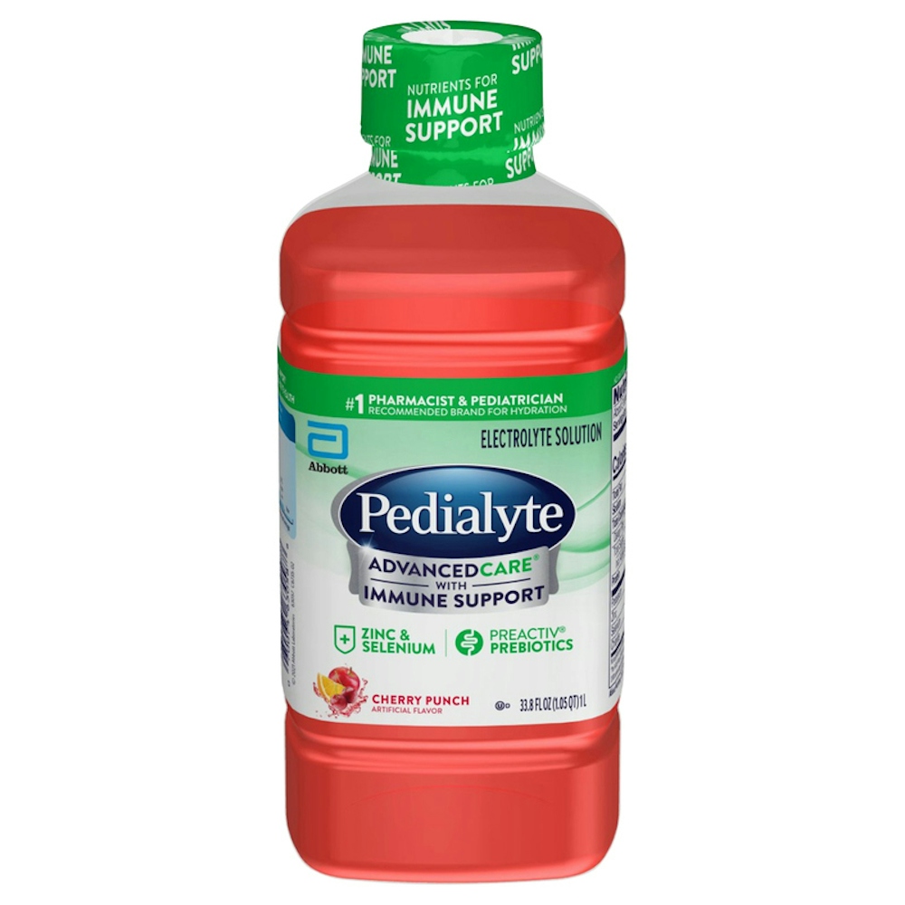 Pedialyte Electrolyte Solution, Cherry Punch, 33.8Oz