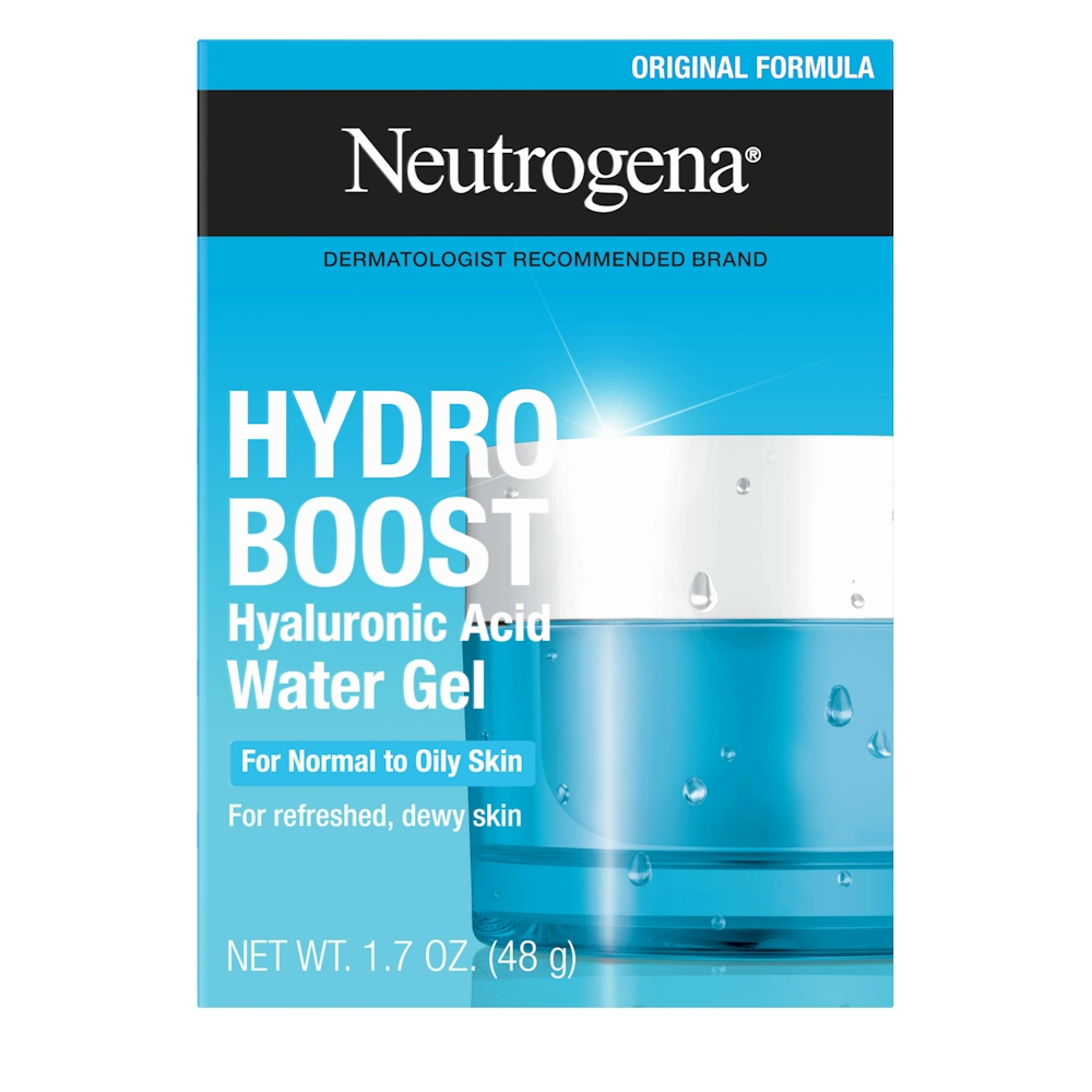 Neutrogena Hydro Boost Hyaluronic Acid Hydrating Water Face Gel Moisturizer For Dry Skin, 1.7 Fl. Oz