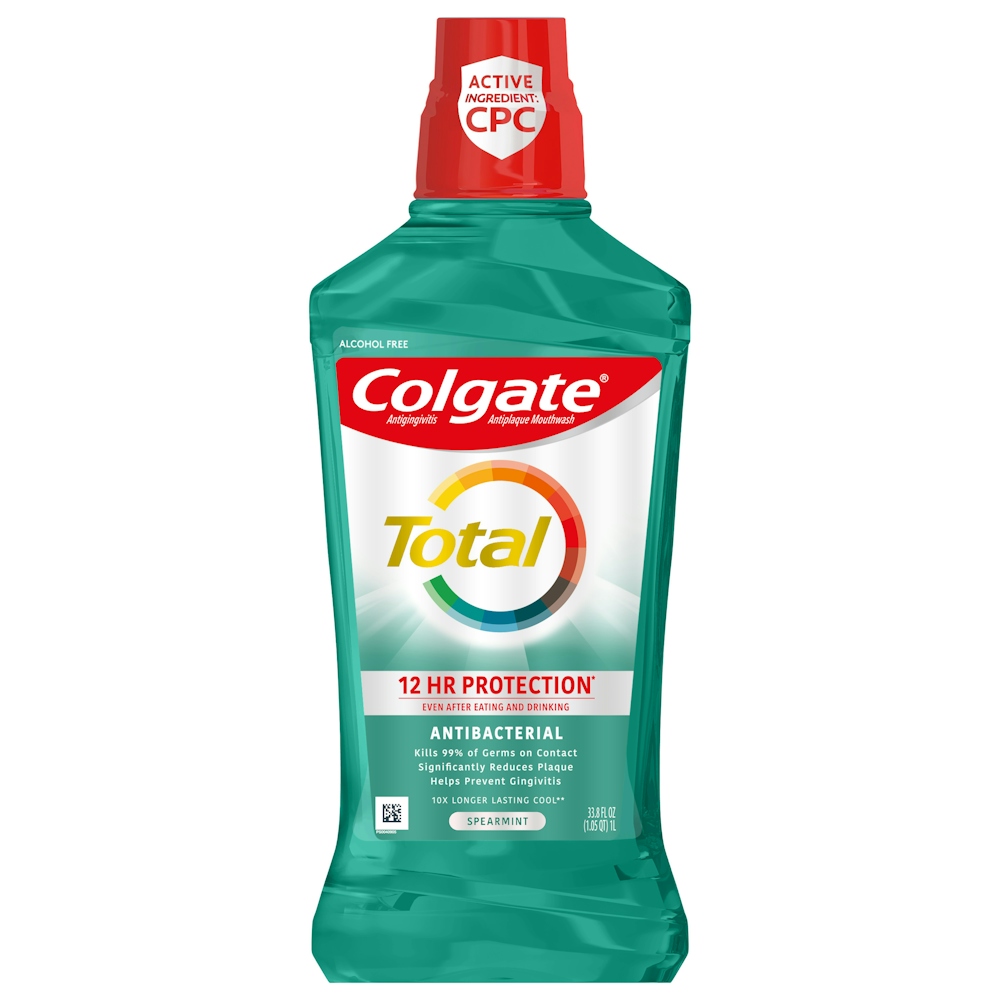 Colgate Total Advanced Mouthwash - Spearmint Surge 33.81 Fl Oz