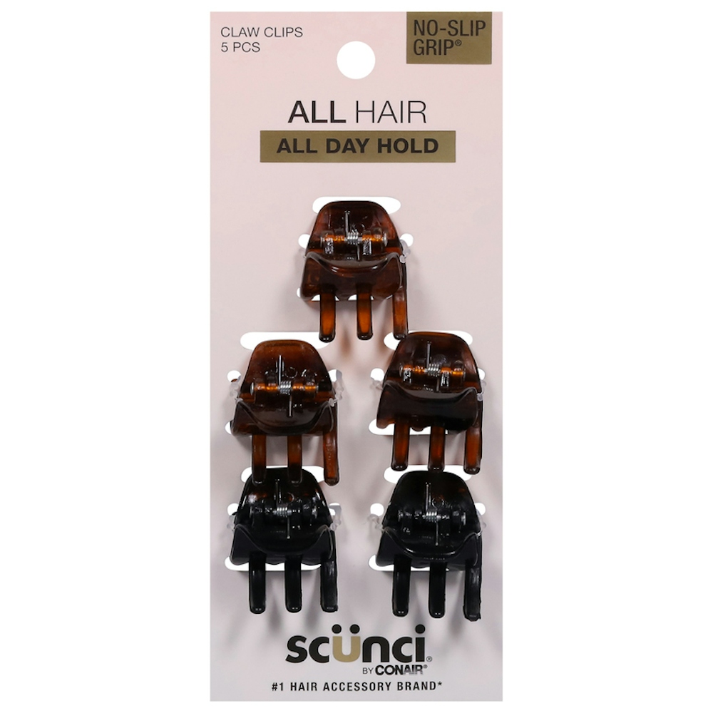 Scunci Small Chunky Jaw Clips No Slip Grip